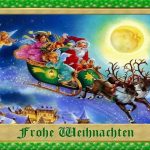 Вітання з Різдвом та новим ріком по німецькі
