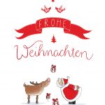 Листівка з Різдвом на німецькій мові