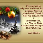 Картинка з Різдвом на польській
