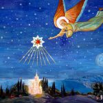 З Різдвом Христовим - зірка та ангел